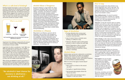 InFocus: At Risk – Overcoming Alcohol Pamphlet