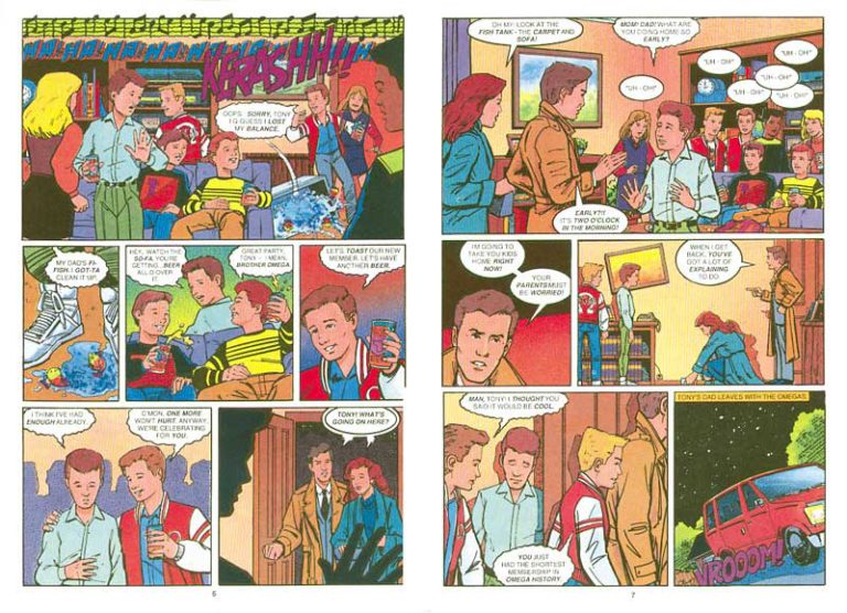 Example Comic Book product: The Insiders: Tony’s Sobering Lesson Comic Book