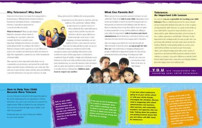 "Teaching Tolerance To Teens" Parent/Teacher's Pamphlet