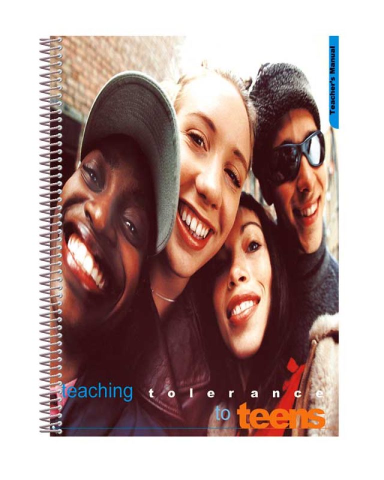 Example Instructor's Guide product: “Teaching Tolerance To Teens” Teacher’s Manual