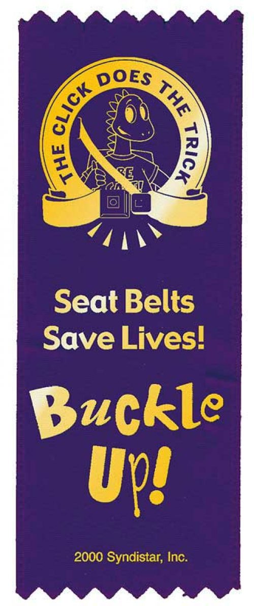 seatbelt safety ribbon