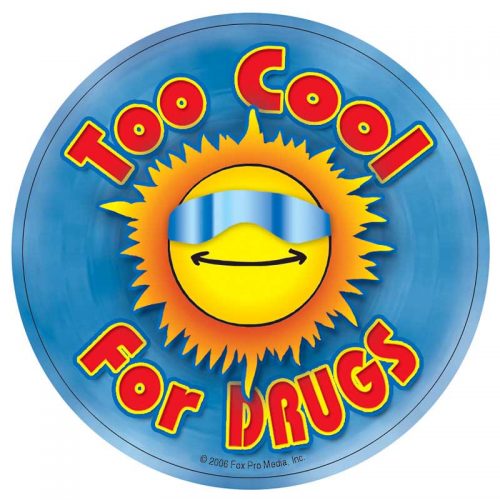 Too Cool For Drugs Stickers