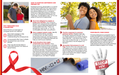 AIDS Abstinence Pamphlets