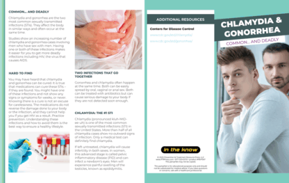 Chlamydia and Gonorrhea Awareness Handouts