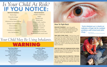 A Parent’s Guide to Inhalant Abuse Pamphlet