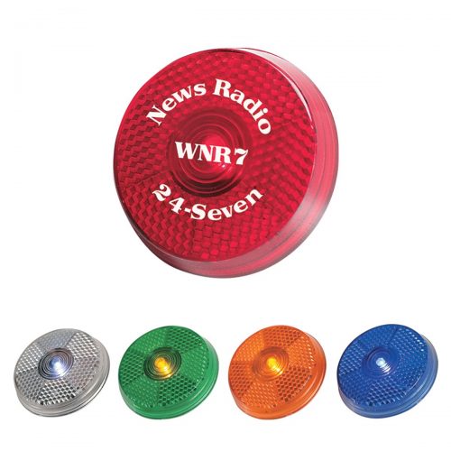 Round Blinking Light with Clip
