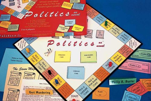 "Politics As Usual" Board Game