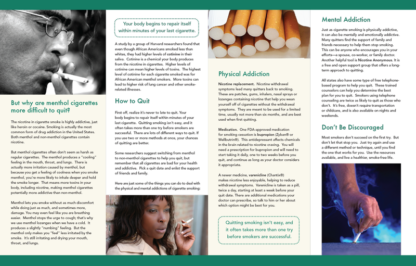 InFocus: At Risk – Menthol Cigarettes Pamphlet