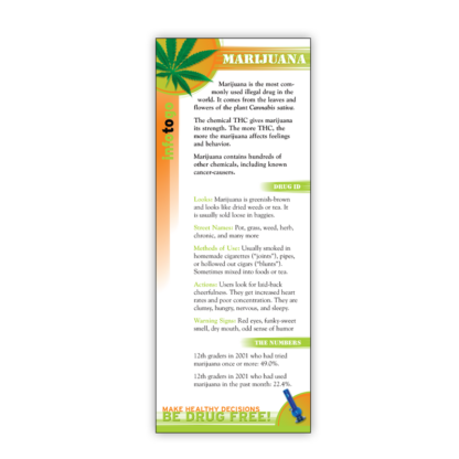 Info to Go: Marijuana Rack Card