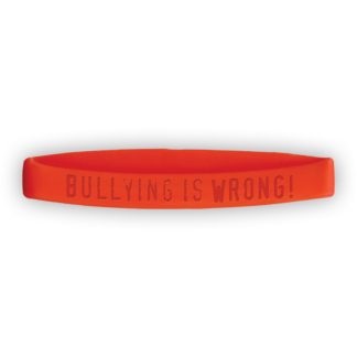 "Bullying is...Wrong" Wristband