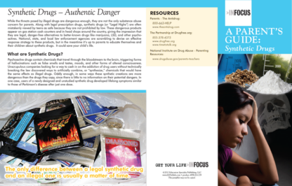 InFocus: A Parent’s Guide – Synthetic Drugs Pamphlet