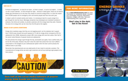 In The Know: Energy Drinks, Emergency Overload Pamphlet-5873