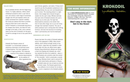 In The Know: Krokodil – Synthetic Heroin Pamphlet