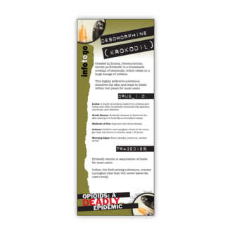 Info to Go: Desomorphine (Krokodil) Rack Card
