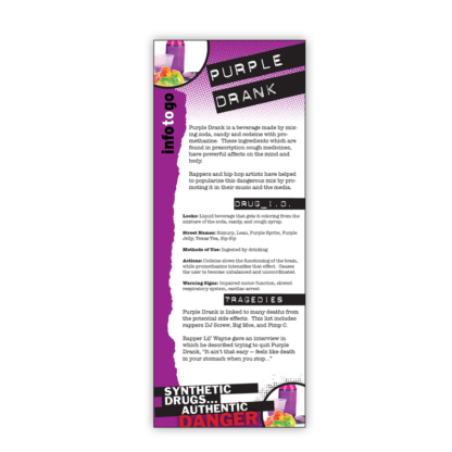 Info to Go: Purple Drank Rack Card