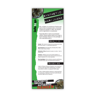 Info to Go: Synthetic Marijuana Rack Card