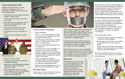 Military Sexual Trauma Brochures