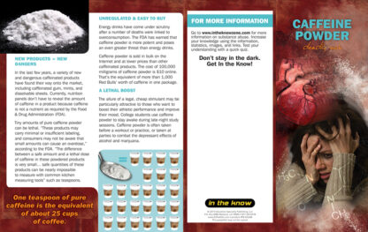 In The Know: Caffeine Powder – Deadly Rush Pamphlet