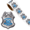 Custom Junior Paramedic Foil Sticker Badges for Kids