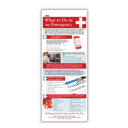 InFocus: What to do in an Emergency Presentation Card