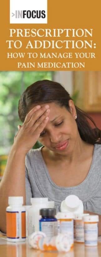 Prescription to Addiction: How to Manage Your Pain Medication Brochure