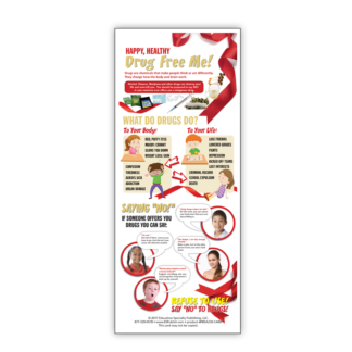 Happy Healthy Drug Free Me Red Ribbon Week Presentation Card