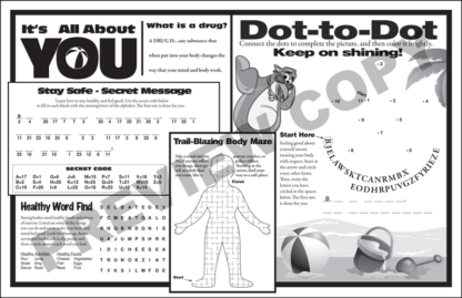 "Too Cool for Drugs" Activity Sheet (Inside Preview)