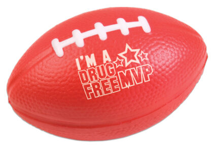 red ribbon week mini football