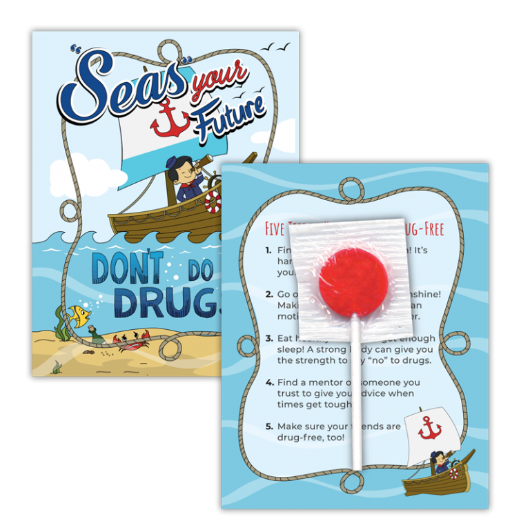 “‘Seas’ Your Future” Lollipop Card