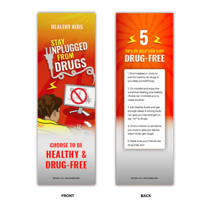 "Stay Unplugged from Drugs" Bookmark