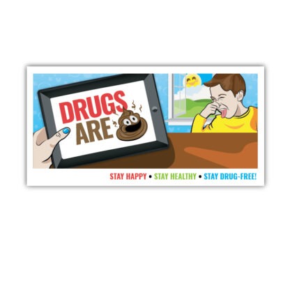 "Drugs are ?" Emoji Banner