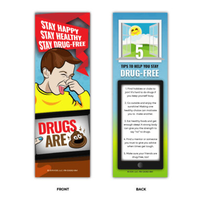 "Drugs are ?" Emoji Bookmark