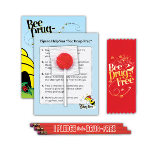 Red Ribbon Week Materials Drug Free MiniPak