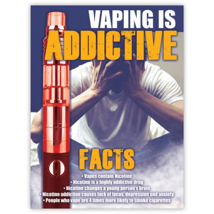 "Vaping is Addictive" Poster