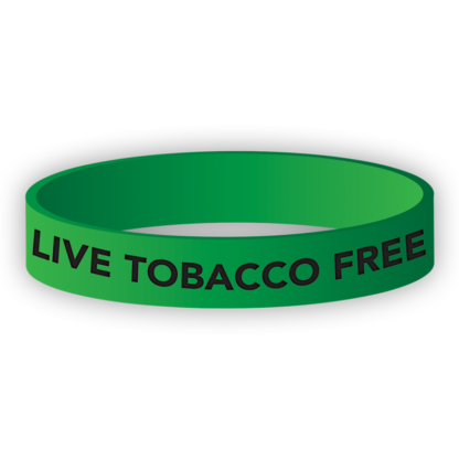 “Live Tobacco Free” Wristband