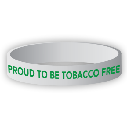 "Proud to Be Tobacco Free" Wristband