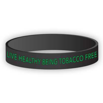 "Live Healthy Being Tobacco Free" Wristband