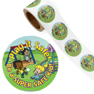 Super Safe Kid Stickers Rewards for Young Learners
