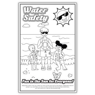 “Water Safety: Fun In The Sun For Everyone!” Color Me Poster