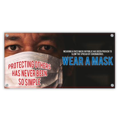 COVID-19: Wear Face Masks Banner (Adult)