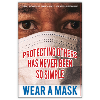 COVID-19: Wear Face Masks Poster (Adult)