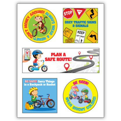 Wheel Safety Sticker Sheet