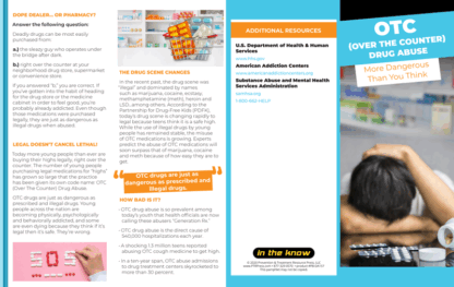 OTC Drug Abuse Pamphlets
