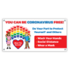 "You Can Be Coronavirus Free!" Banner