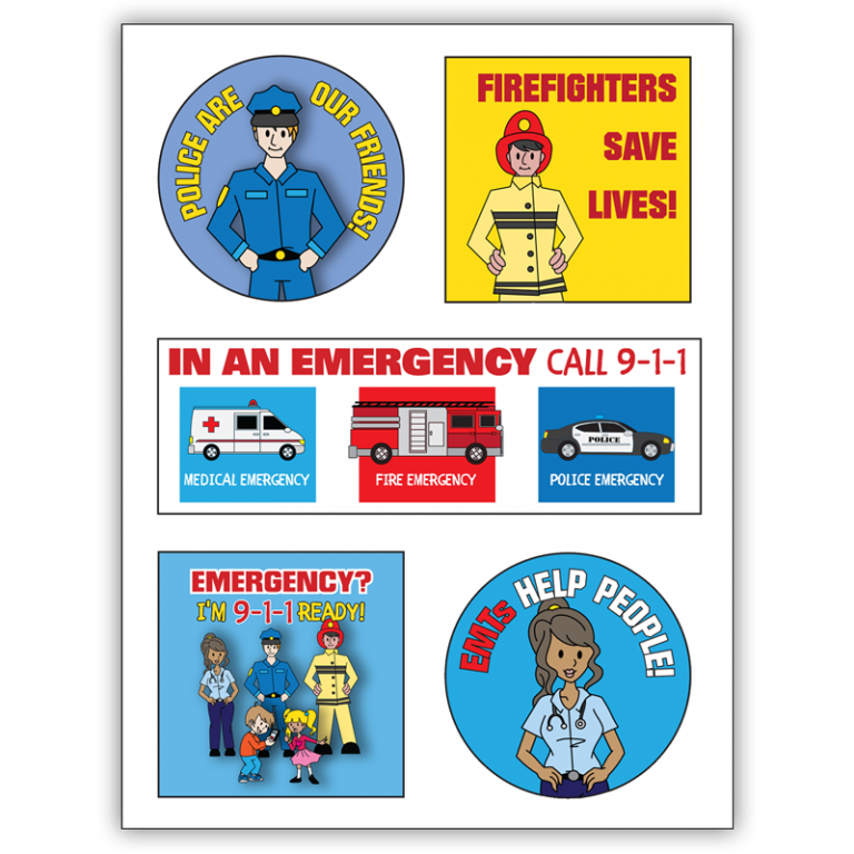 EMS Sticker Sheet Prevention and Treatment Resource Press