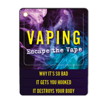 Vaping Awareness Flip Tips for Teens Adults