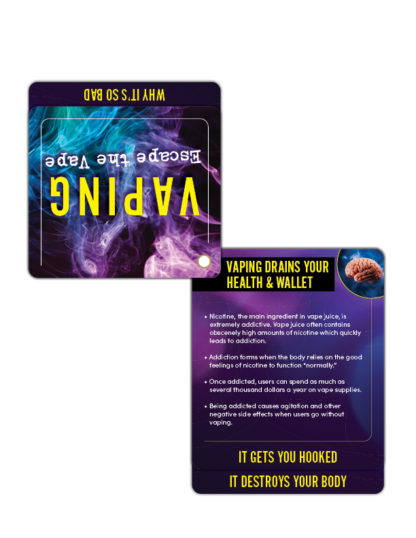 vaping addiction awareness tools