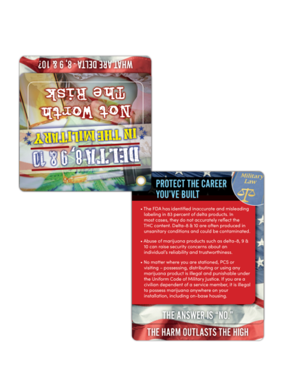 delta 8 9 10 int the military prevention resources