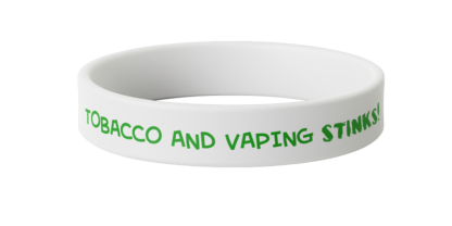 Tobacco And Vaping Silicone Wristband