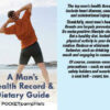 Mens Health Record and Dietary Guide Pocket Pamphlet
